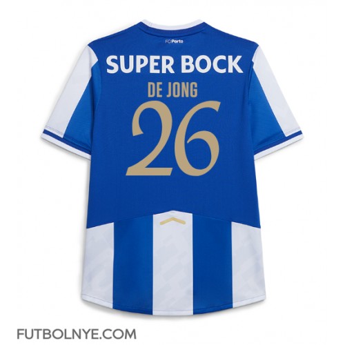 Camiseta Porto Luuk de Jong #26 Primera Equipación 2025-26 manga corta